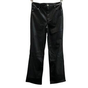 Zara | Relaxed Fit Faux Leather Pants
